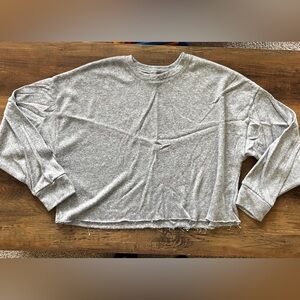 Charlotte Russe Heather Gray Sweatshirt